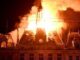 Balai Kota Limoges Prancis Terbakar